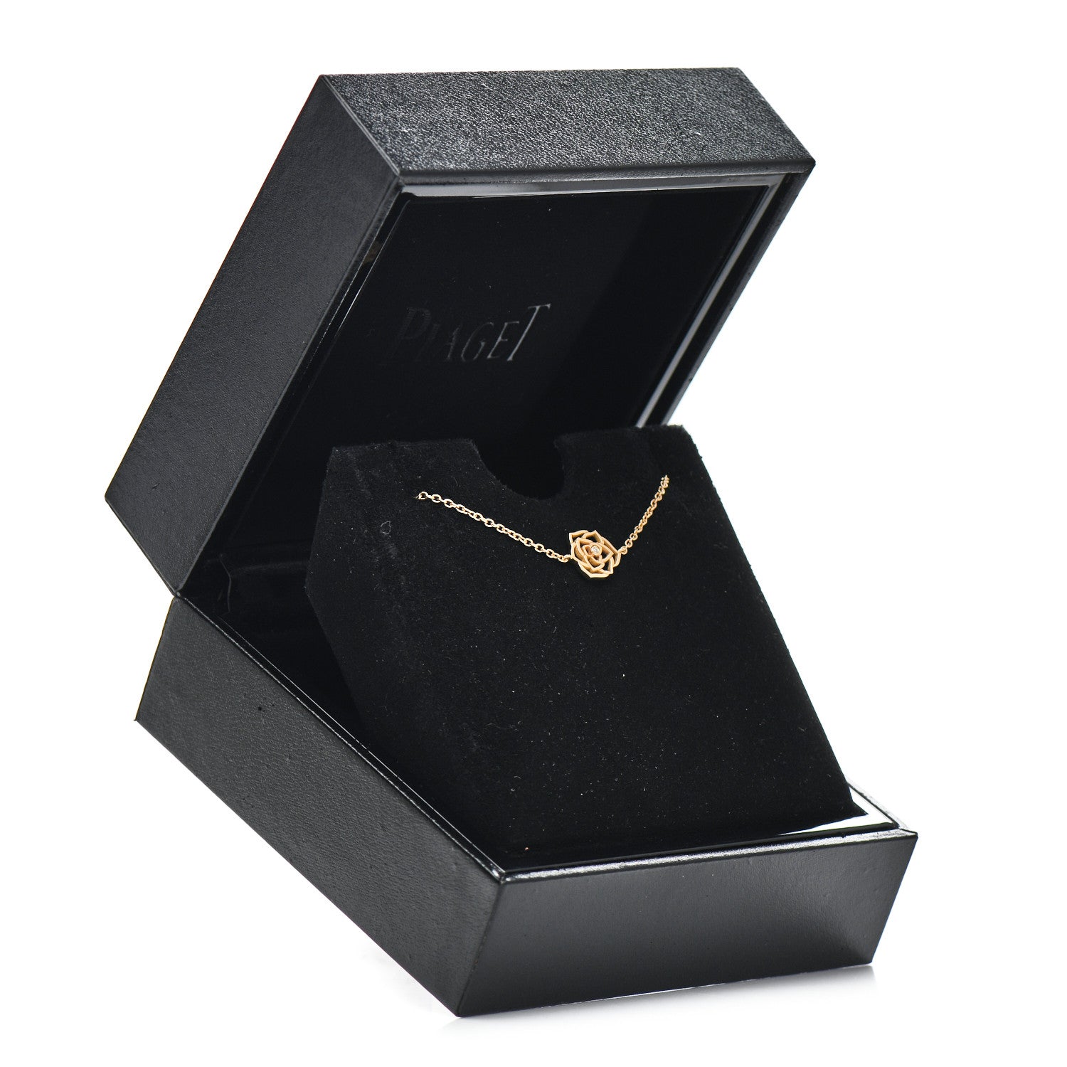 Piaget 18K Rose Gold Diamond Rose Bracelet 4 of 4