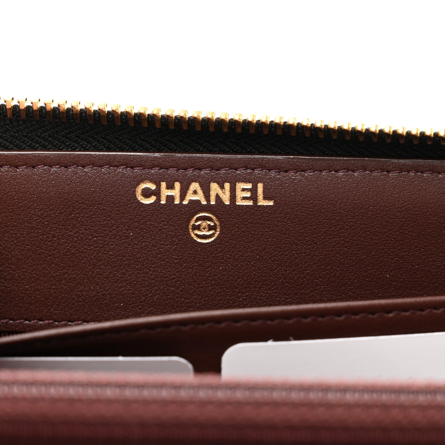 Chanel Caviar Quilted Large Gusset Zip Around Wallet Black 6 of 9