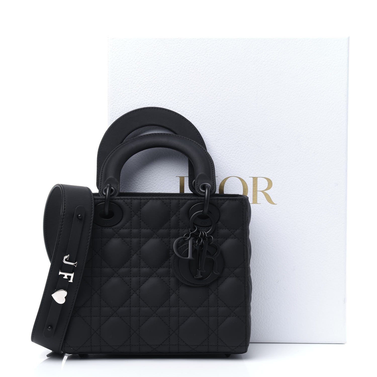 Christian Dior Ultra Matte Calfskin Cannage Small My ABCDior Lady Dior Black 14 of 14