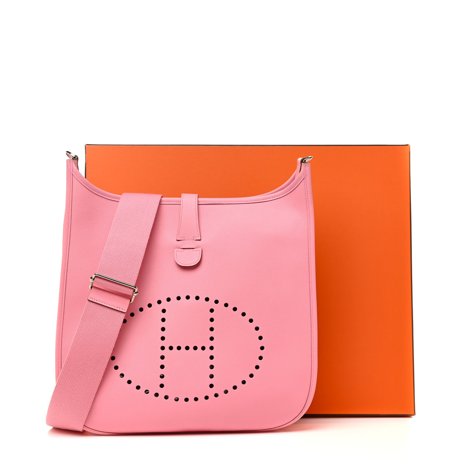 Hermes Epsom Evelyne III GM Rose Confetti 11 of 11