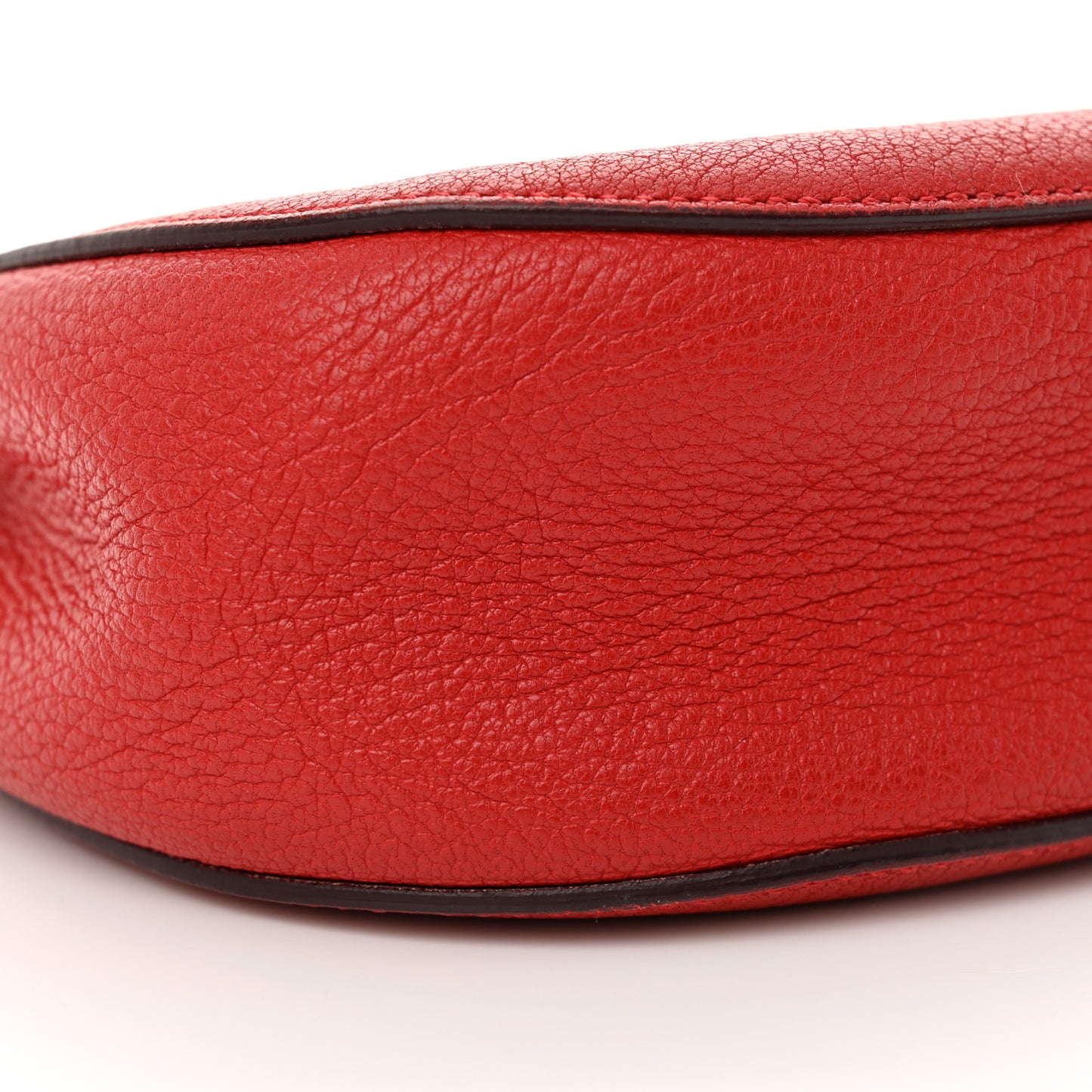 Grained Lambskin Mini Drew Shoulder Bag Plaid Red