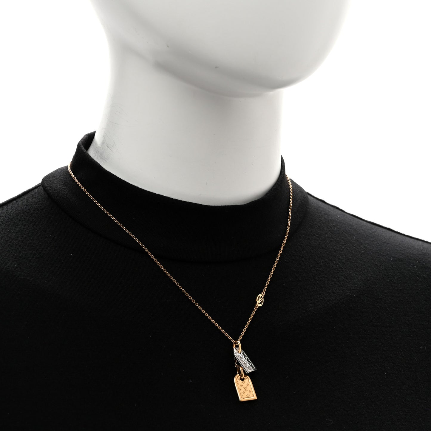 Nanogram Name Tag Necklace Gold Silver