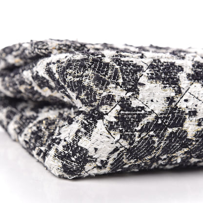 Chanel Tweed Camellia Quilted 2.55 Reissue 226 Flap Ecru 9 of 10