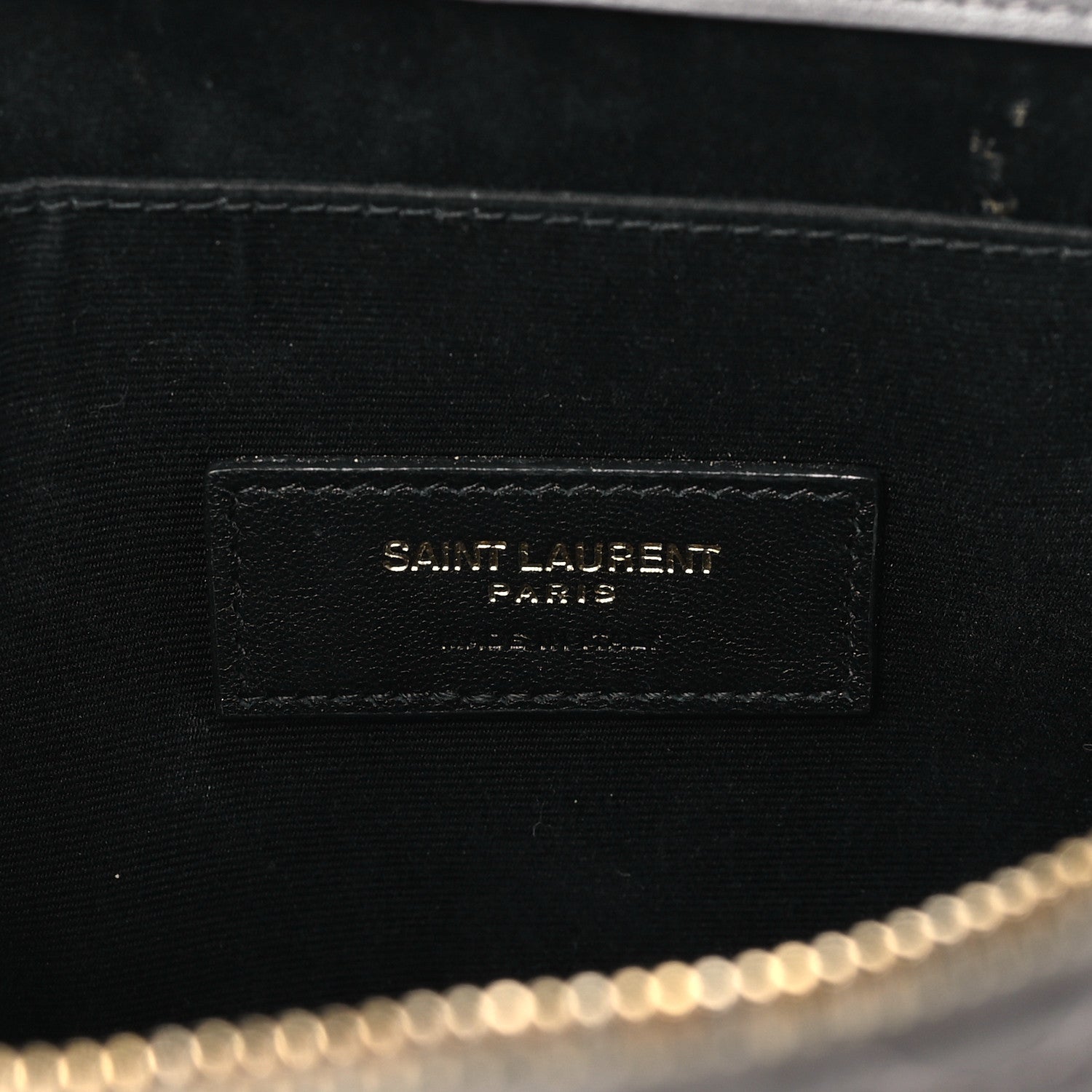 Saint Laurent Calfskin Matelasse Monogram Cassandre Tablet Pouch Fog 6 of 10
