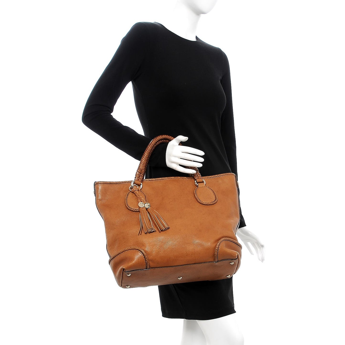 Calfskin Medium Marrakech Tote Camel
