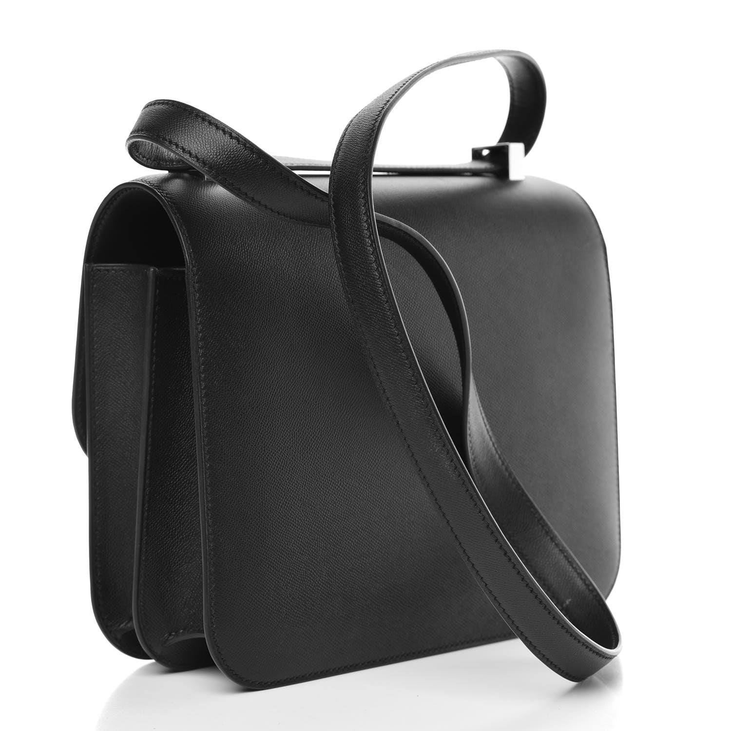 Hermes Grained Monsieur Constance 24 Black 3 of 29