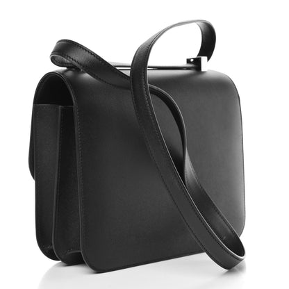 Hermes Grained Monsieur Constance 24 Black 3 of 29