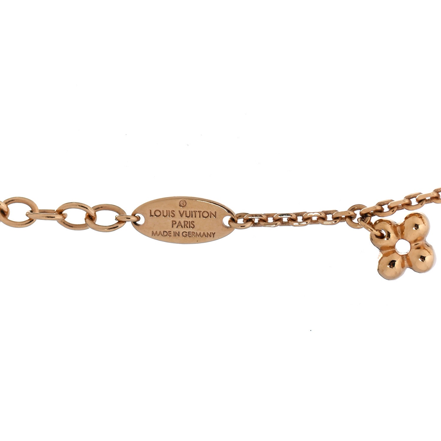 Louis Vuitton Metal Blooming Supple Necklace Gold 5 of 6