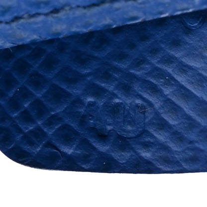 Hermes Epsom Silk'In Coin Purse Bleu Brighton 7 of 8