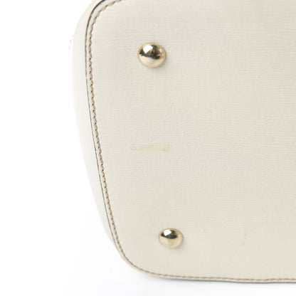 Gucci Canvas Flora Infinity Medium Nice Top Handle Dome Bag White 14 of 14