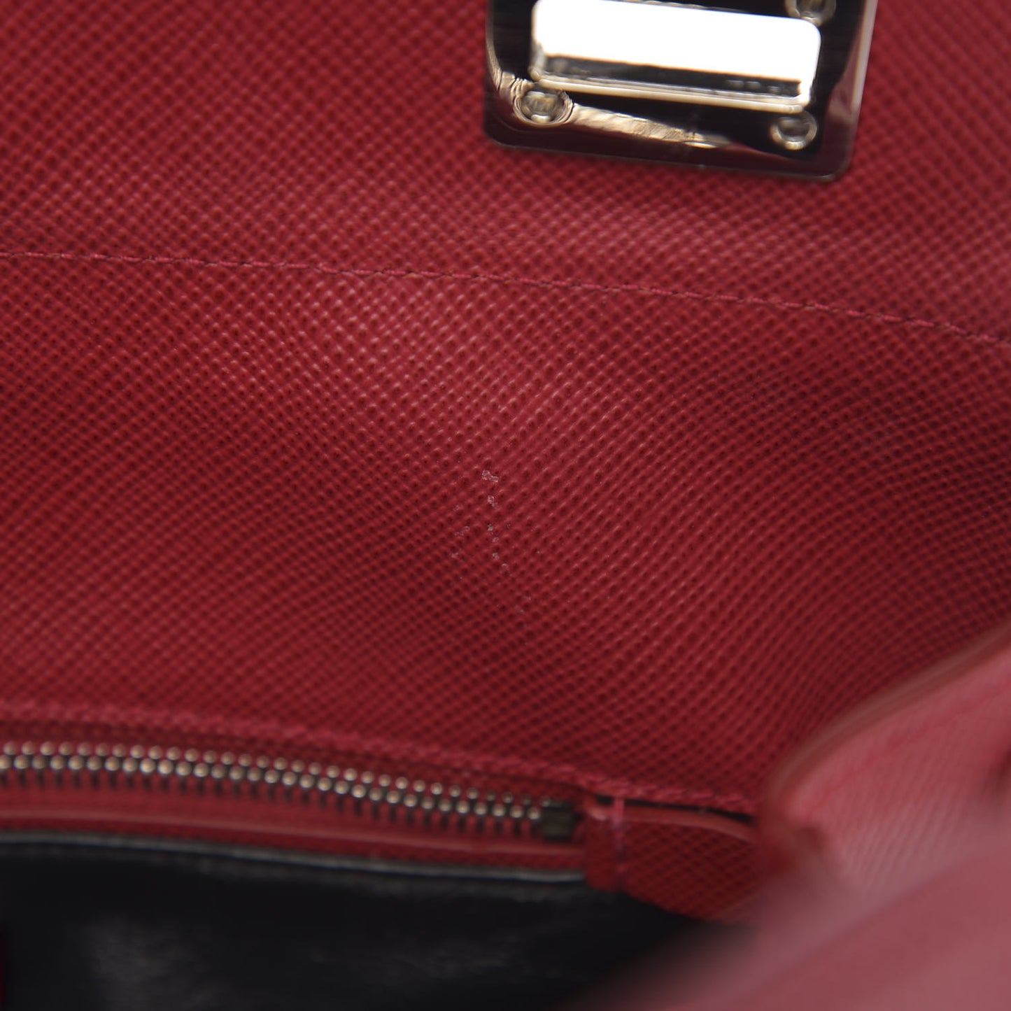 Saffiano Cuir Twin Tote Fuoco
