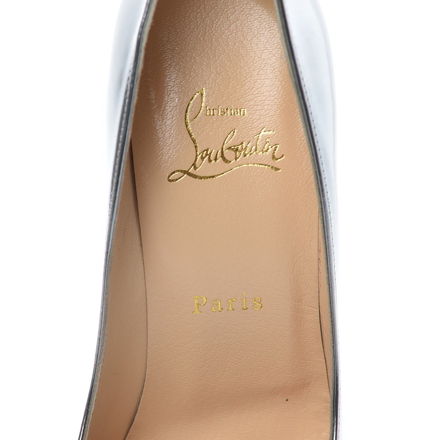 Pigalle Follies 100 Pumps 37.5 Antispecchio Silver