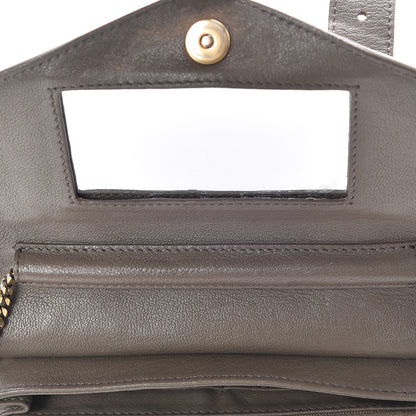 Proenza Schouler Lambskin PS1 Large Chain Wallet Smoke 9 of 20