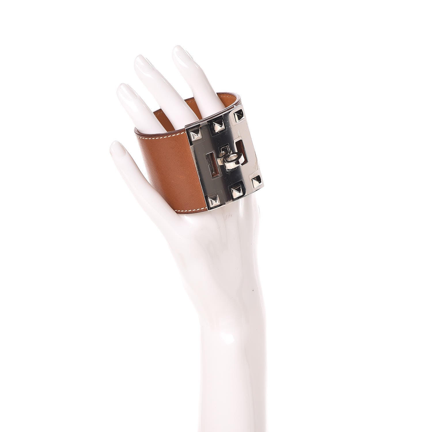 Hermes Barenia Kelly Extreme Dog Bracelet S Fauve 4 of 14