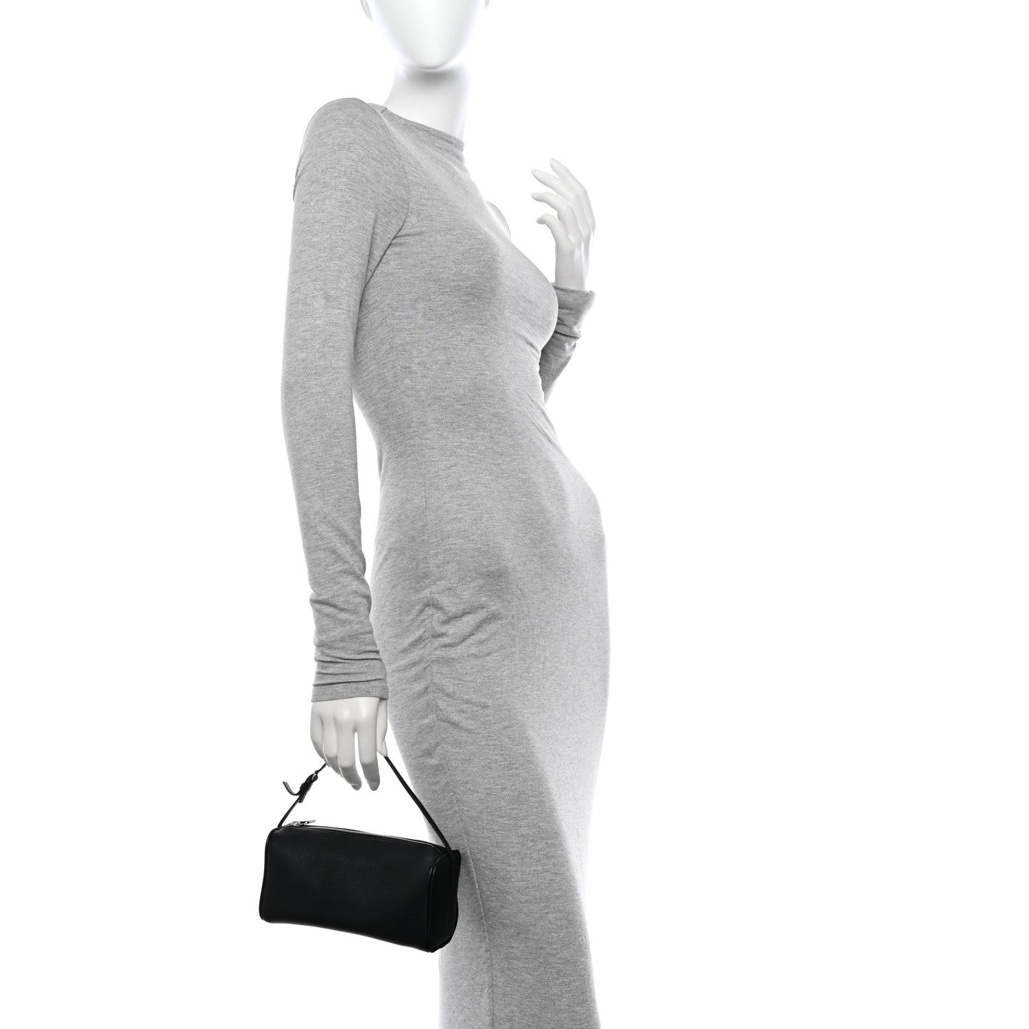 The Row Grained Calfskin 90's Bag Black 2 of 9