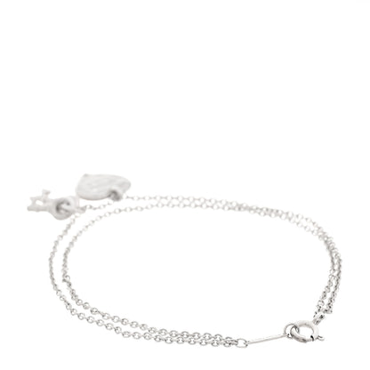 Tiffany Sterling Silver Return To Tiffany Love Heart Tag Key Bracelet 3 of 5