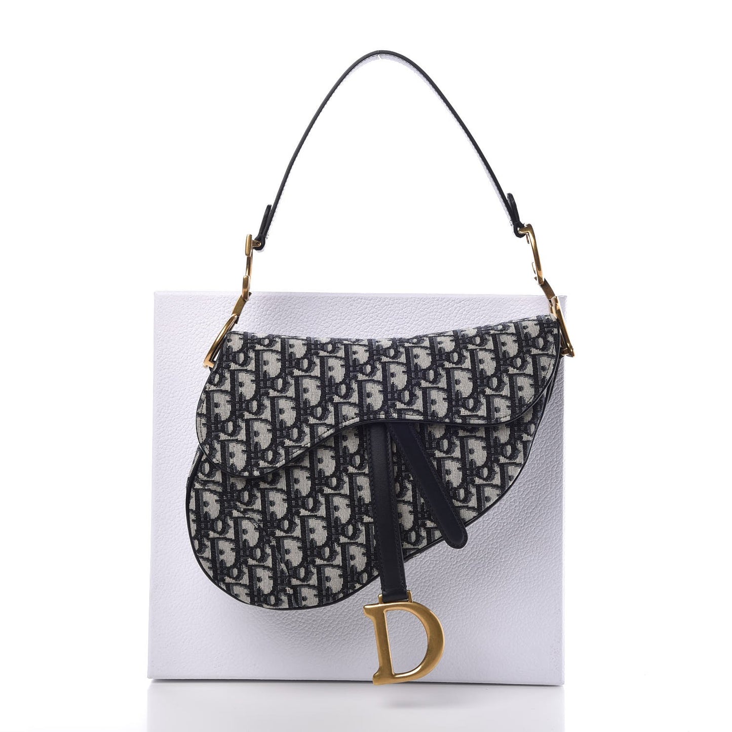 Oblique Saddle Bag Blue