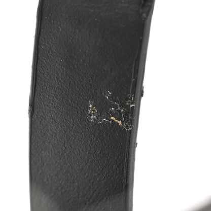 Saint Laurent Metallic Supercrack Calfskin Tribute 105 Platform Sandals 39 Gunmetal 9 of 17
