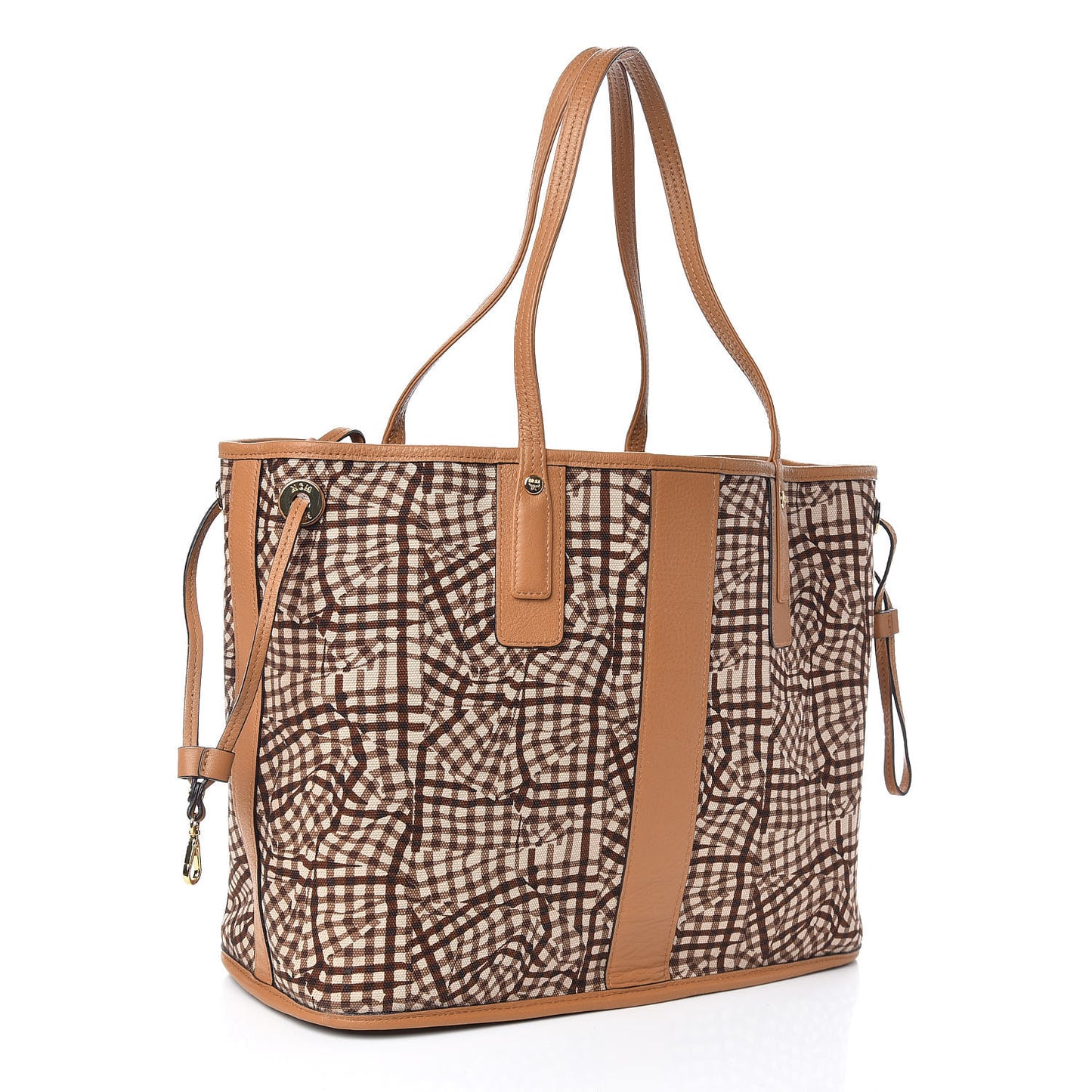 Visetos Medium Liz Reversible Shopper Tote Cognac