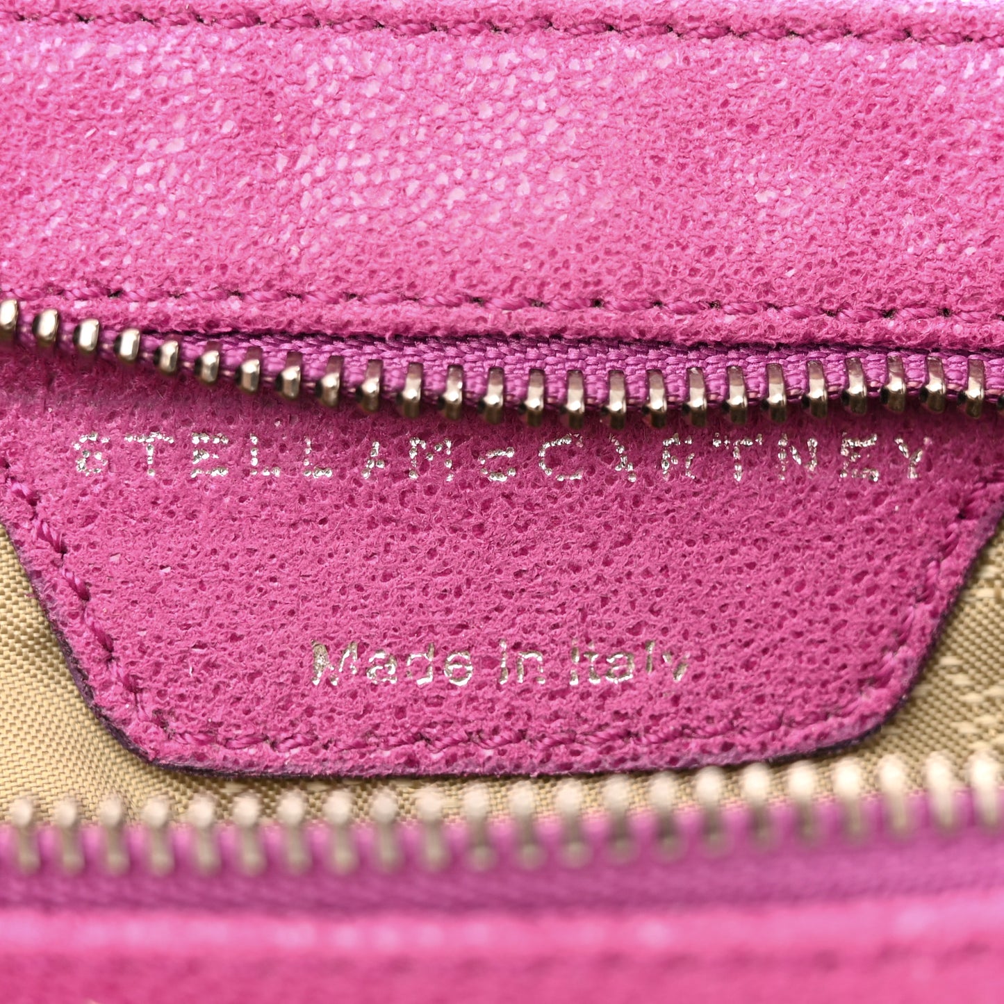 Shaggy Deer Falabella Fold Over Clutch Hot Pink