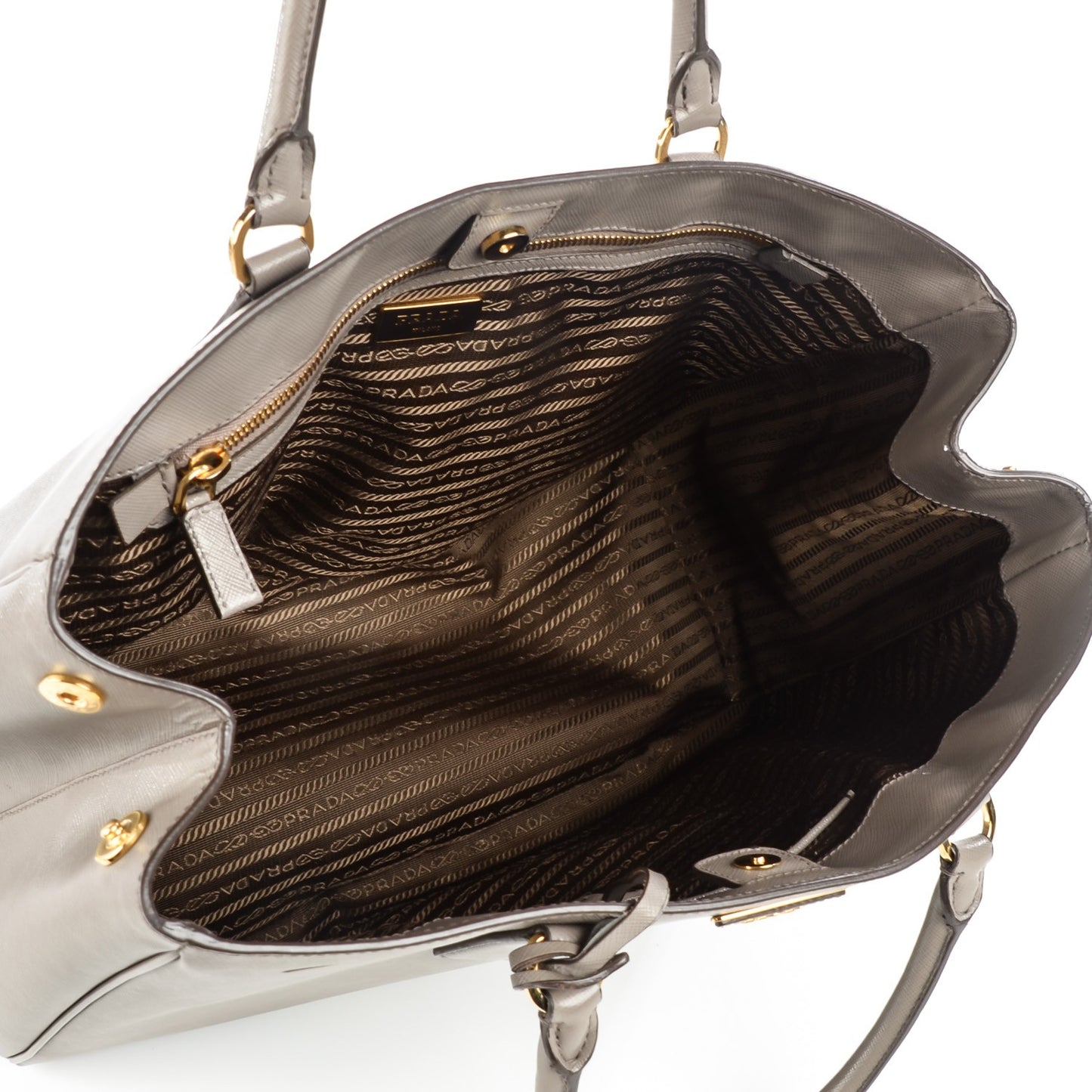 Saffiano Lux Large Tote Argilla