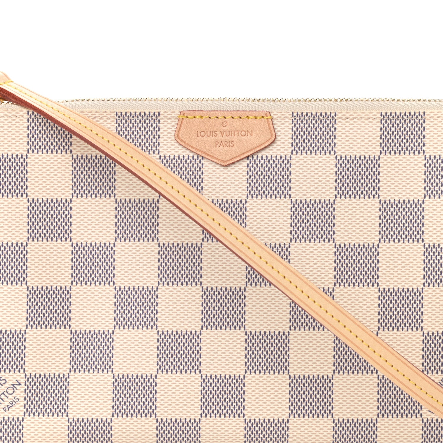 Louis Vuitton Damier Azur Double Zip Pochette 8 of 10