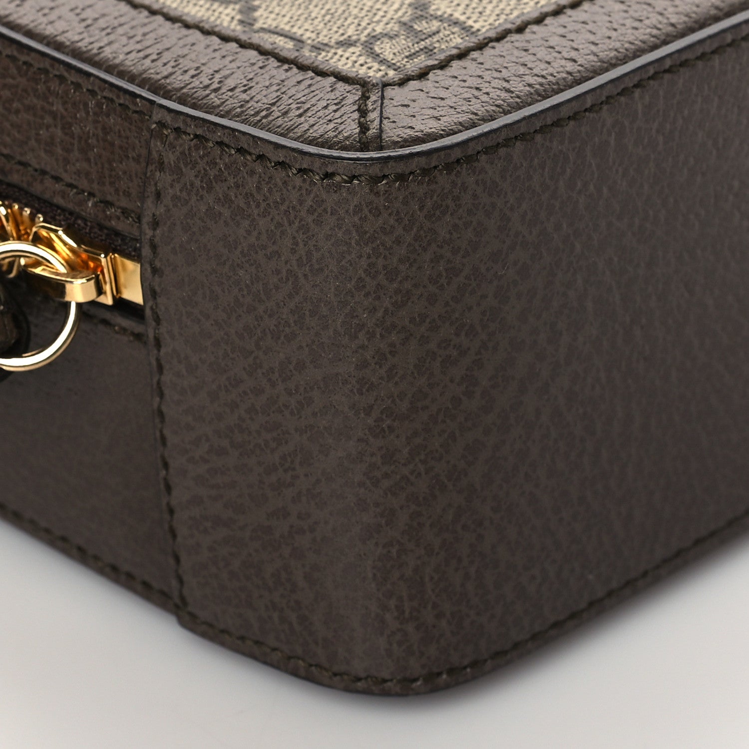 Gucci GG Supreme Monogram Mini Ophidia Top Handle Shoulder Bag Brown 10 of 11