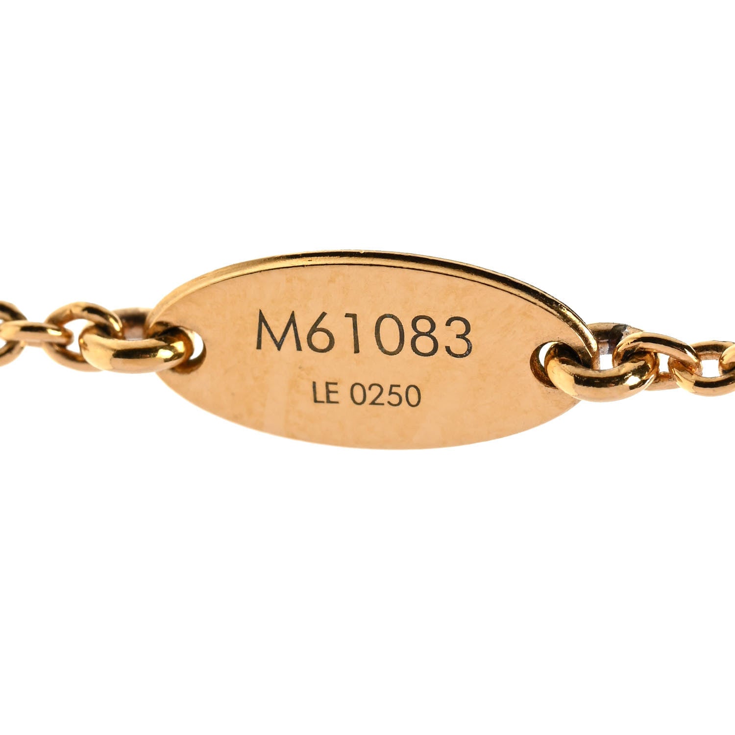 Louis Vuitton Essential V Necklace Gold 5 of 8