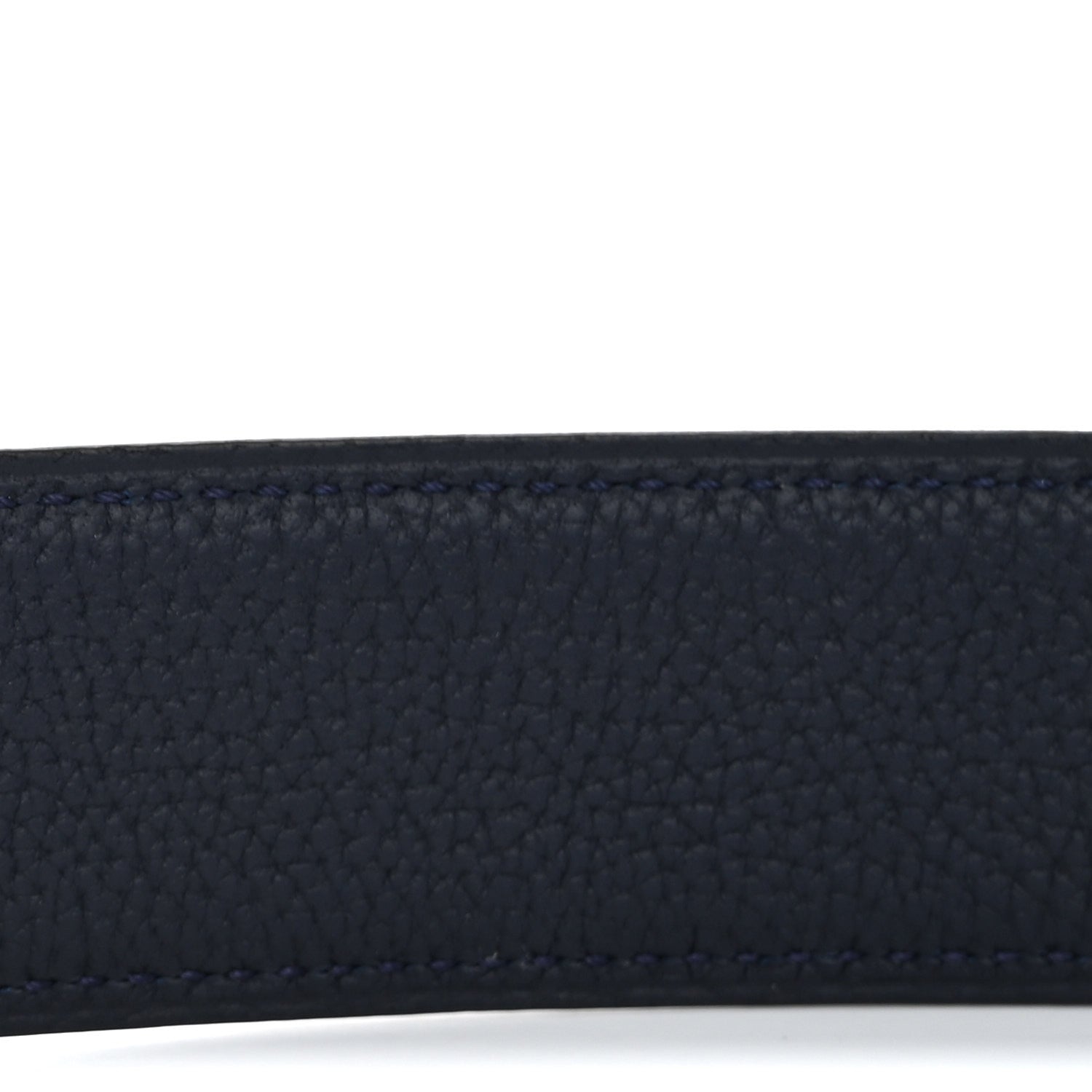 Hermes Box Togo 32mm Guilloche H Belt 90 36 Black Bleu Nuit 6 of 8