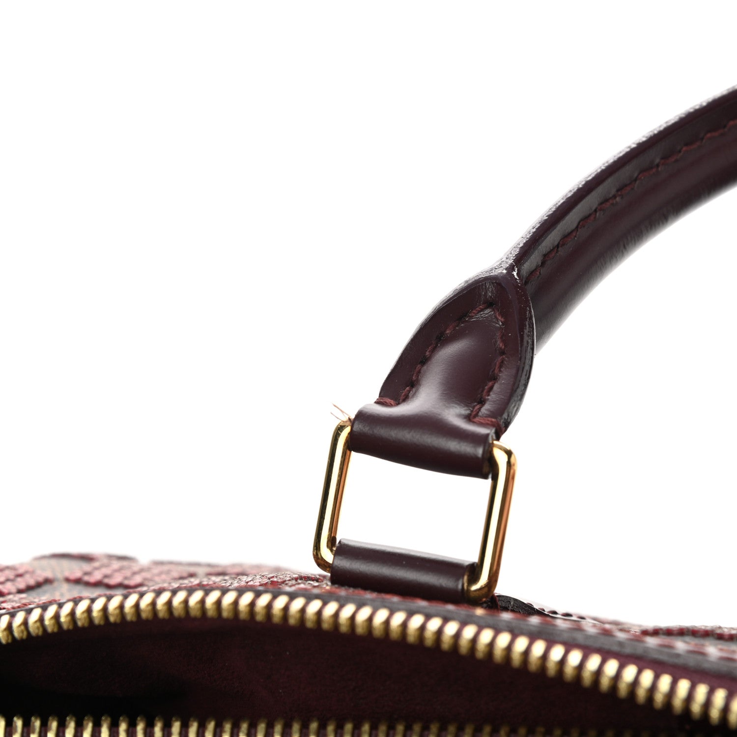 Louis Vuitton Damier Paillettes Speedy 30 Rouge 9 of 10