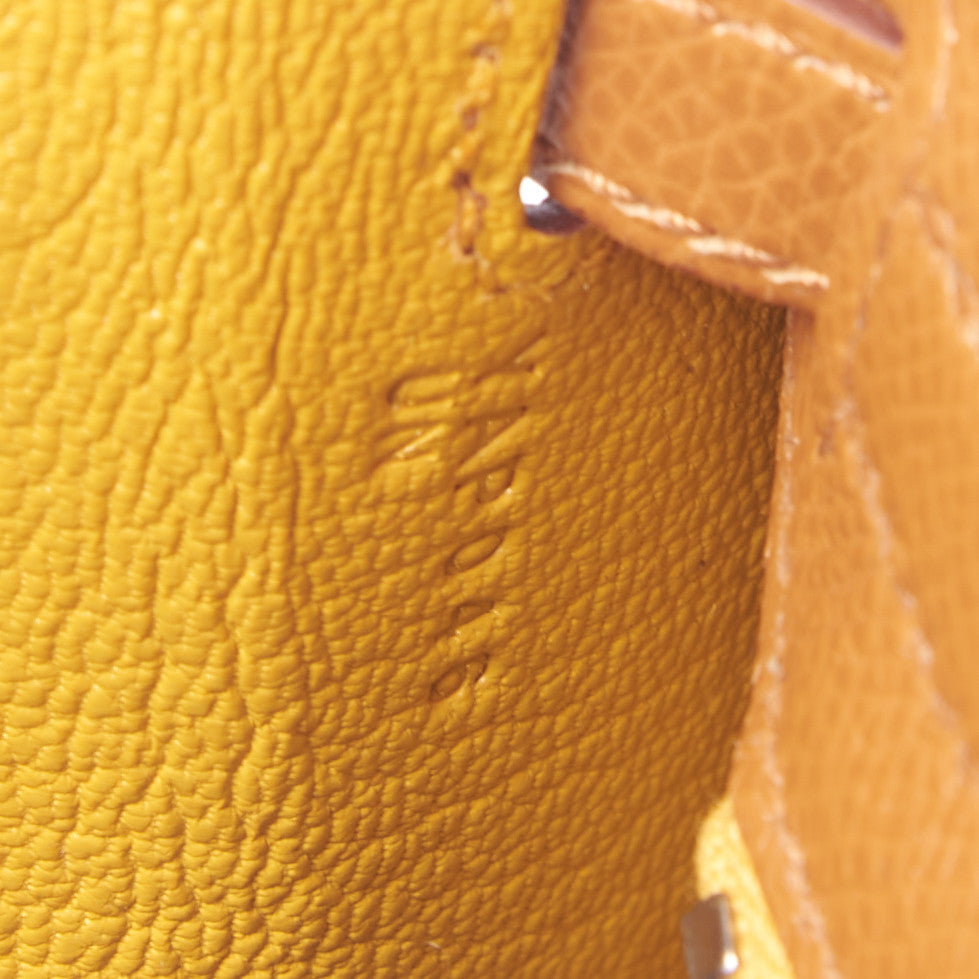 Epsom Verso Kelly Sellier 25 Caramel Jaune Ambre