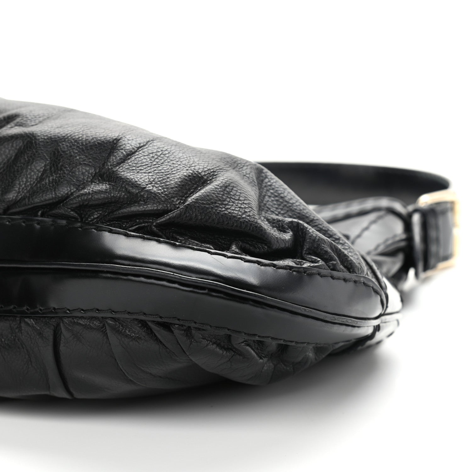 Gucci Calfskin Queen Bow Hobo Black 6 of 11