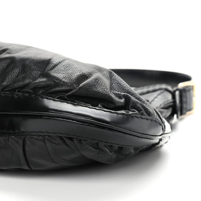 Gucci Calfskin Queen Bow Hobo Black 6 of 11