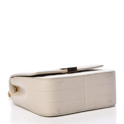 Saint Laurent Lambskin Matelasse Monogram Medium Vicky Chain Bag Crema Soft 4 of 16