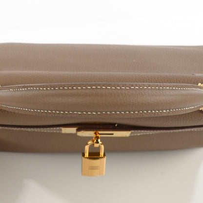 Hermes Togo Kelly Retourne 32 Etoupe 10 of 28