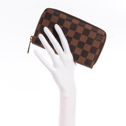 Louis Vuitton Damier Ebene Zippy Compact Wallet 2 of 8