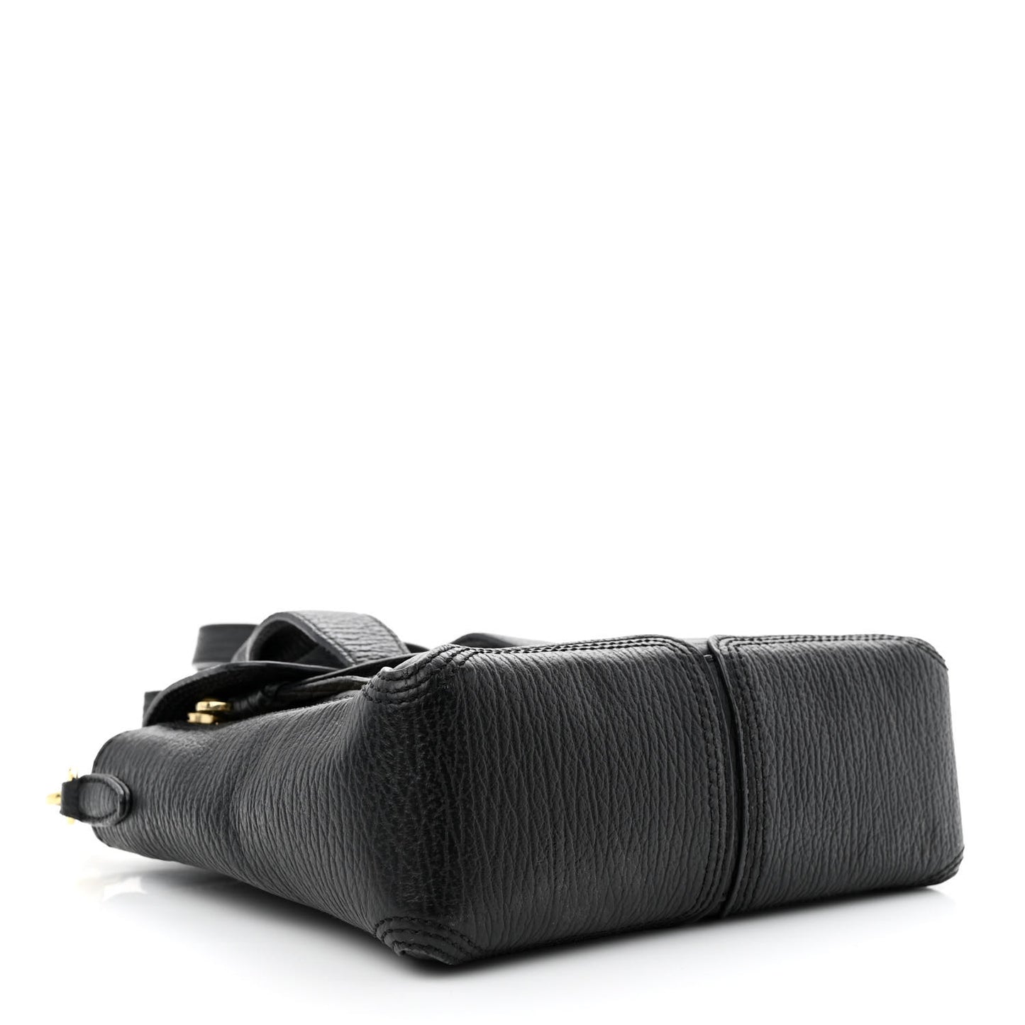 Textured Calfskin Mini Pashli Satchel Black