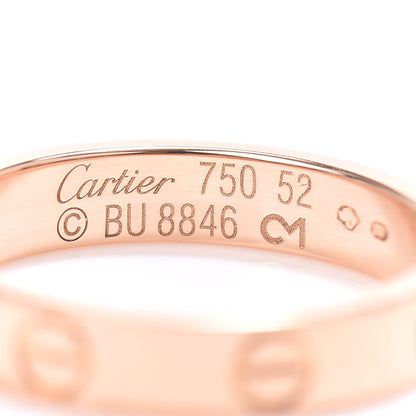 Cartier 18K Pink Gold 3.5mm LOVE Wedding Band Ring 52 6 4 of 4