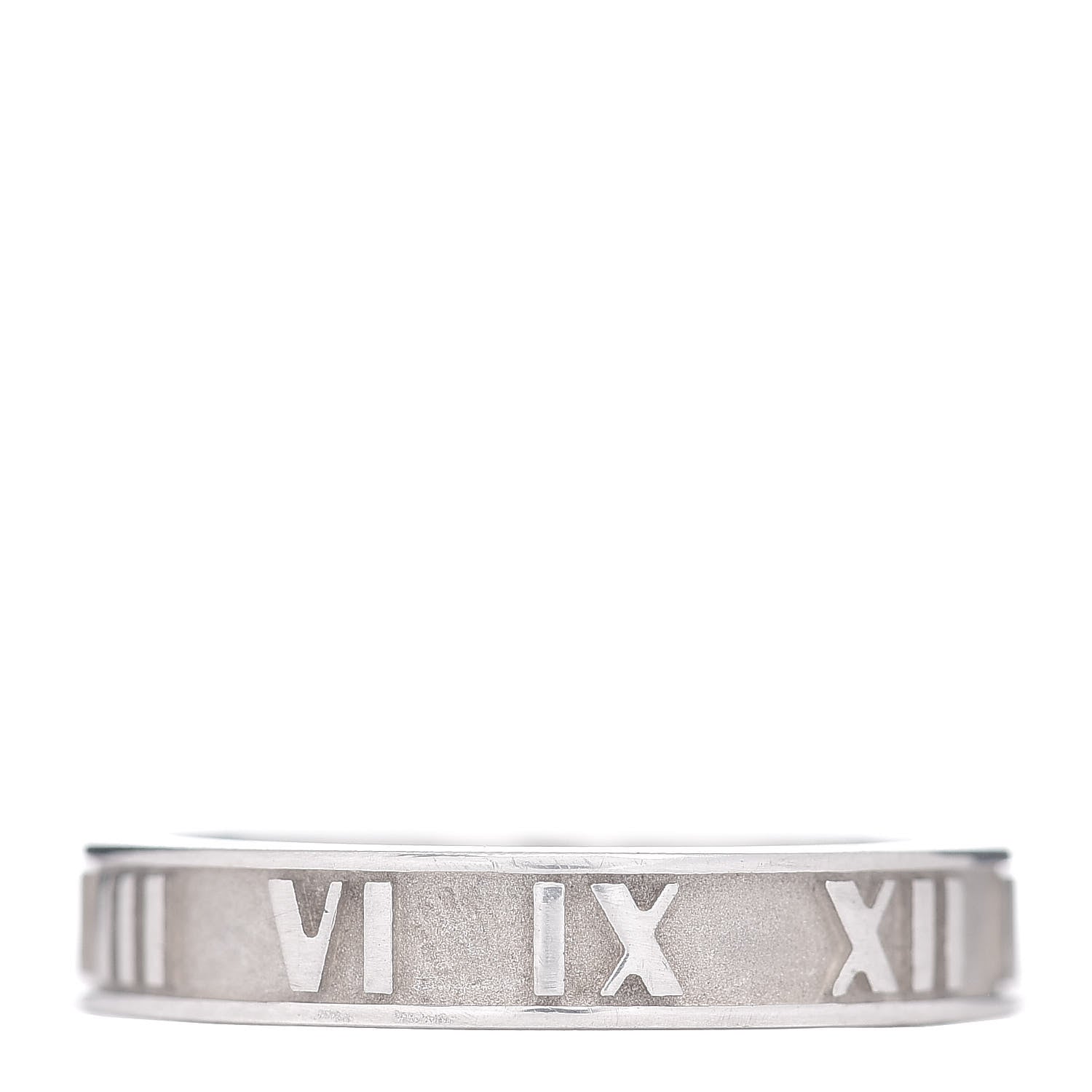 Tiffany Sterling Silver Narrow Atlas Ring 57 8 1 of 4