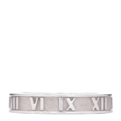 Tiffany Sterling Silver Narrow Atlas Ring 57 8 1 of 4