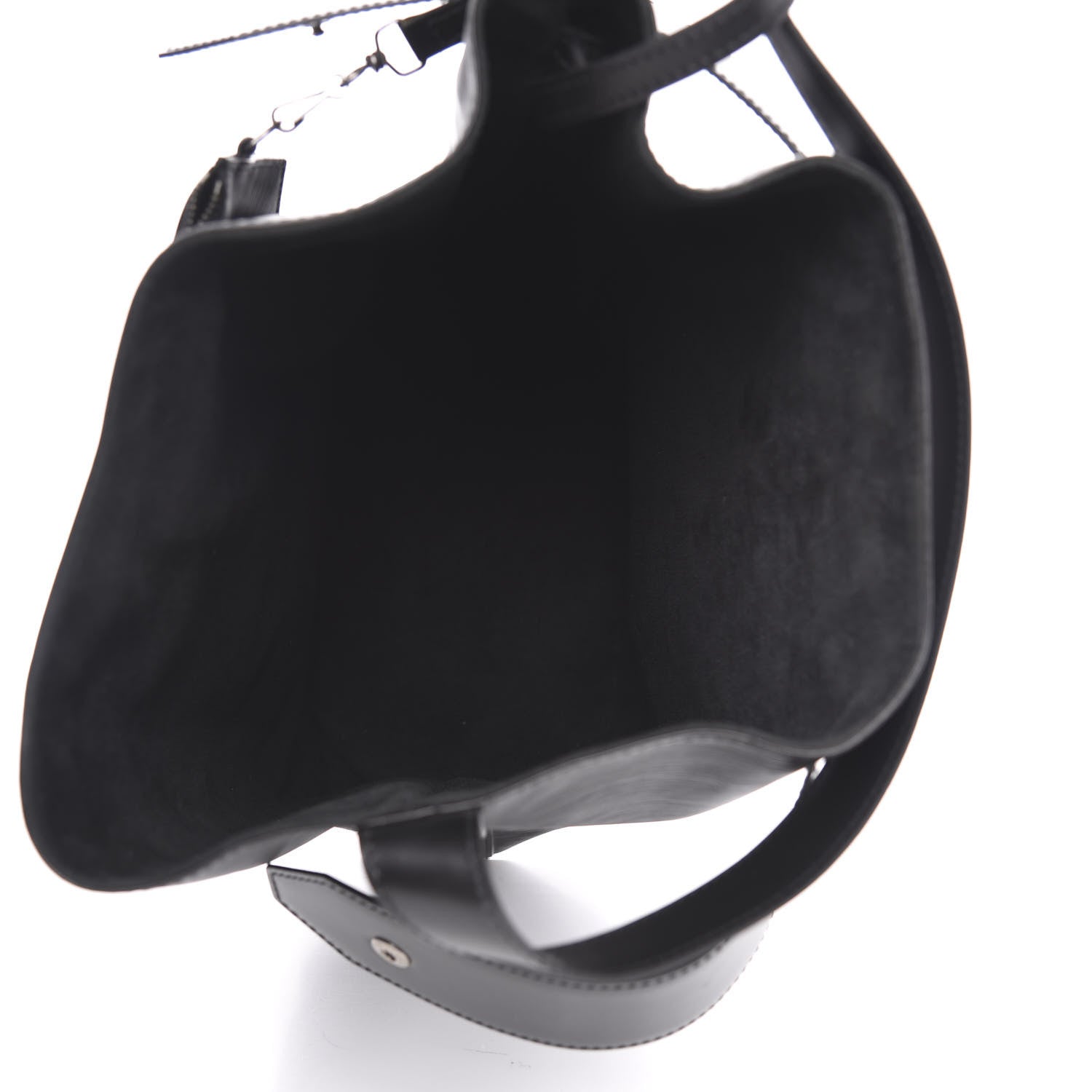 Louis Vuitton Epi Sac D'Epaule GM Black 5 of 10