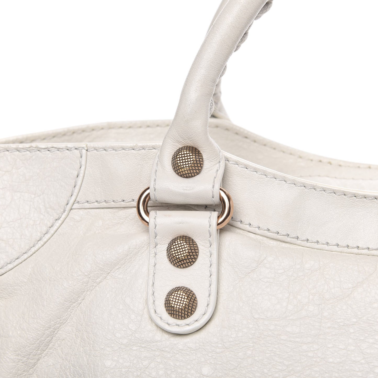 Agneau Giant 12 Rose Gold Hardware City White Light