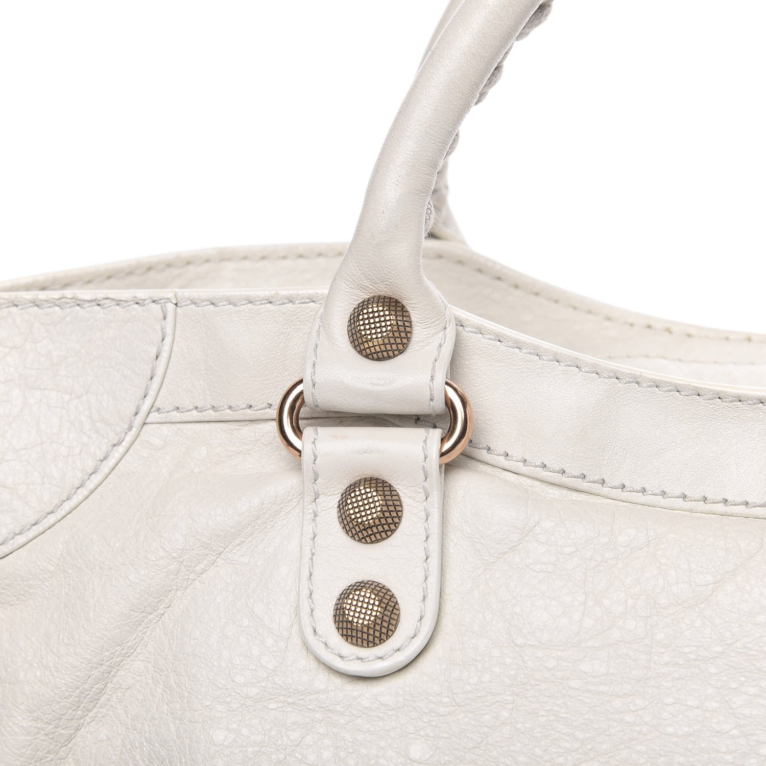 Balenciaga Agneau Giant 12 Rose Gold Hardware City White Light 17 of 19