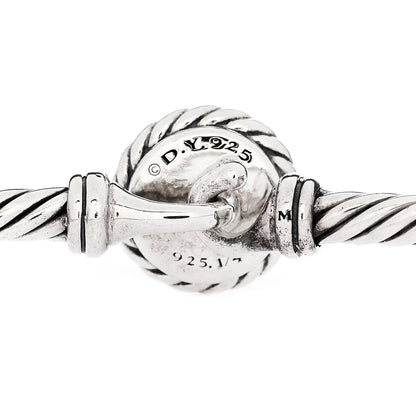 David Yurman Sterling Silver 18K Yellow Gold 3mm Chatelaine Bracelet 3 of 3