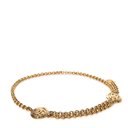 Chanel Chain CC Medallion Belt Gold 1 of 5