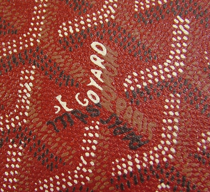 Goyard Chevron Toile Marie Galante PM Red 10 of 10