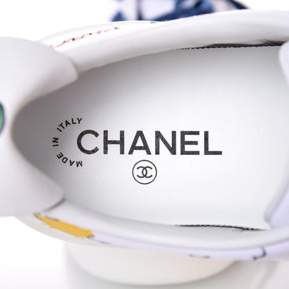 Chanel x Pharrell Williams Mens Calfskin Sneakers 45 White 6 of 17