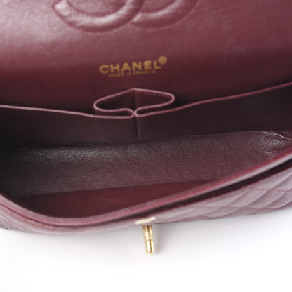 Chanel Caviar Quilted Medium Double Flap Bordeaux 4 of 11