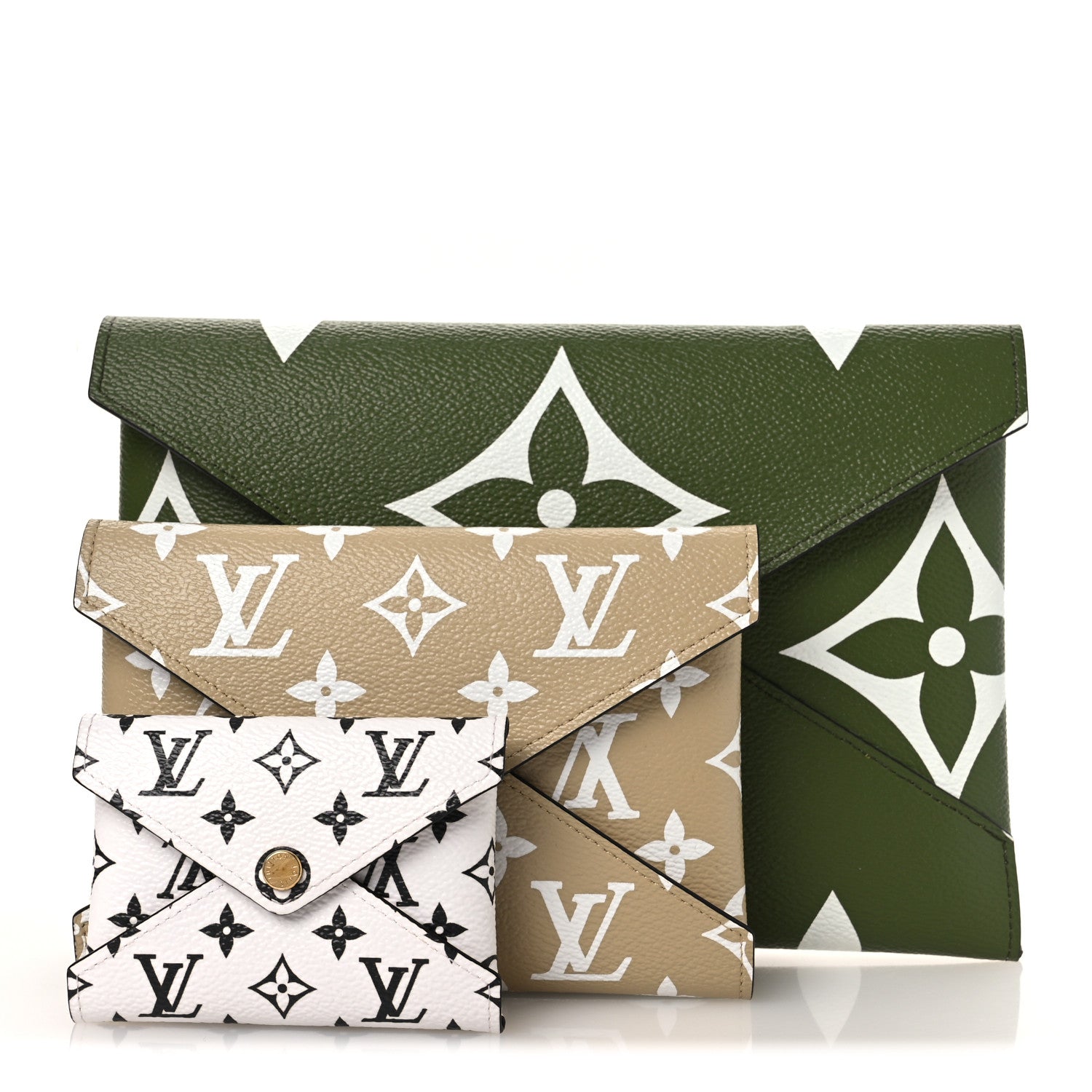 Louis Vuitton Monogram Giant Kirigami Pochette Set 3 of 15