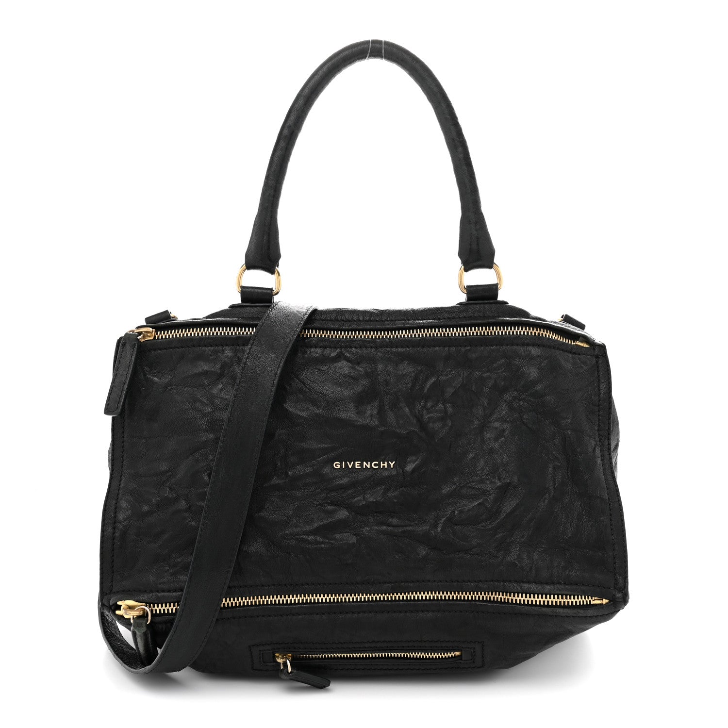 Givenchy Tumbled Sheepskin Large Pandora Black 1 of 11